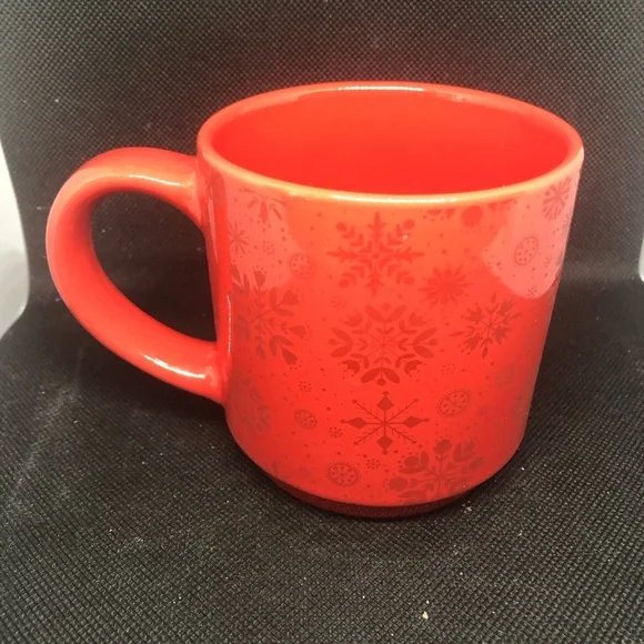 Tim Hortons Red Snowflake Mug - Picture 2 of 4